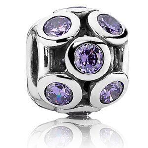 PANDORA Whimsical Lights with Purple Zirconia | RARE | VINTAGE